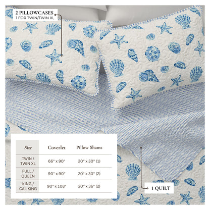 Coastal Quilt Set
