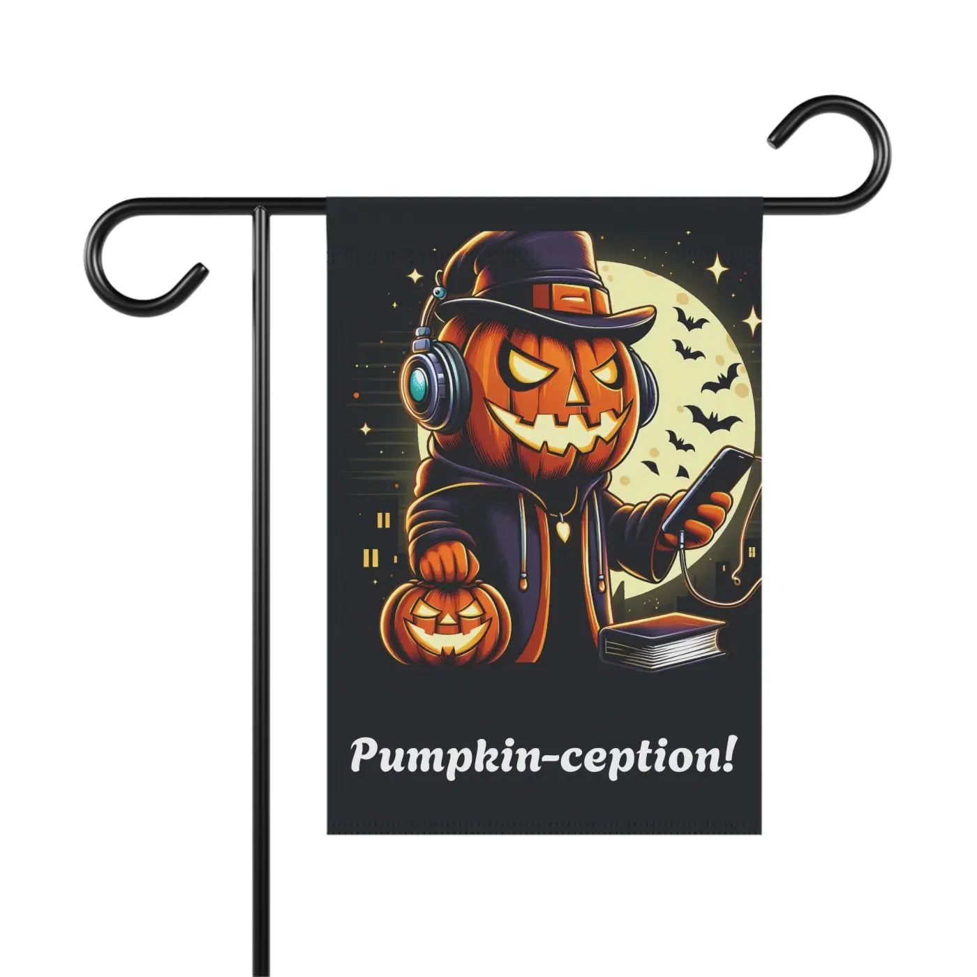Jack-o’-lantern House Banner – Poly Poplin