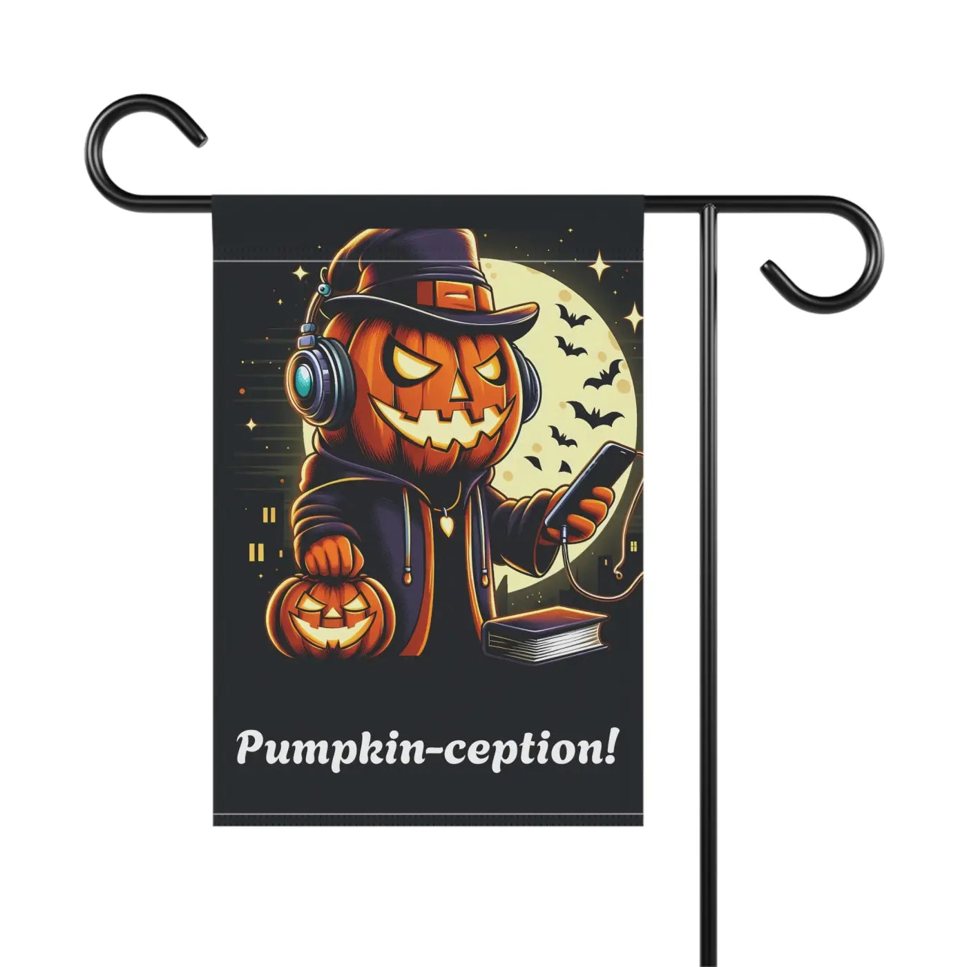 Jack-o’-lantern House Banner – Poly Poplin