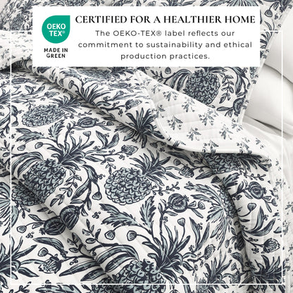 Coastal Printed Cotton Quilt Set