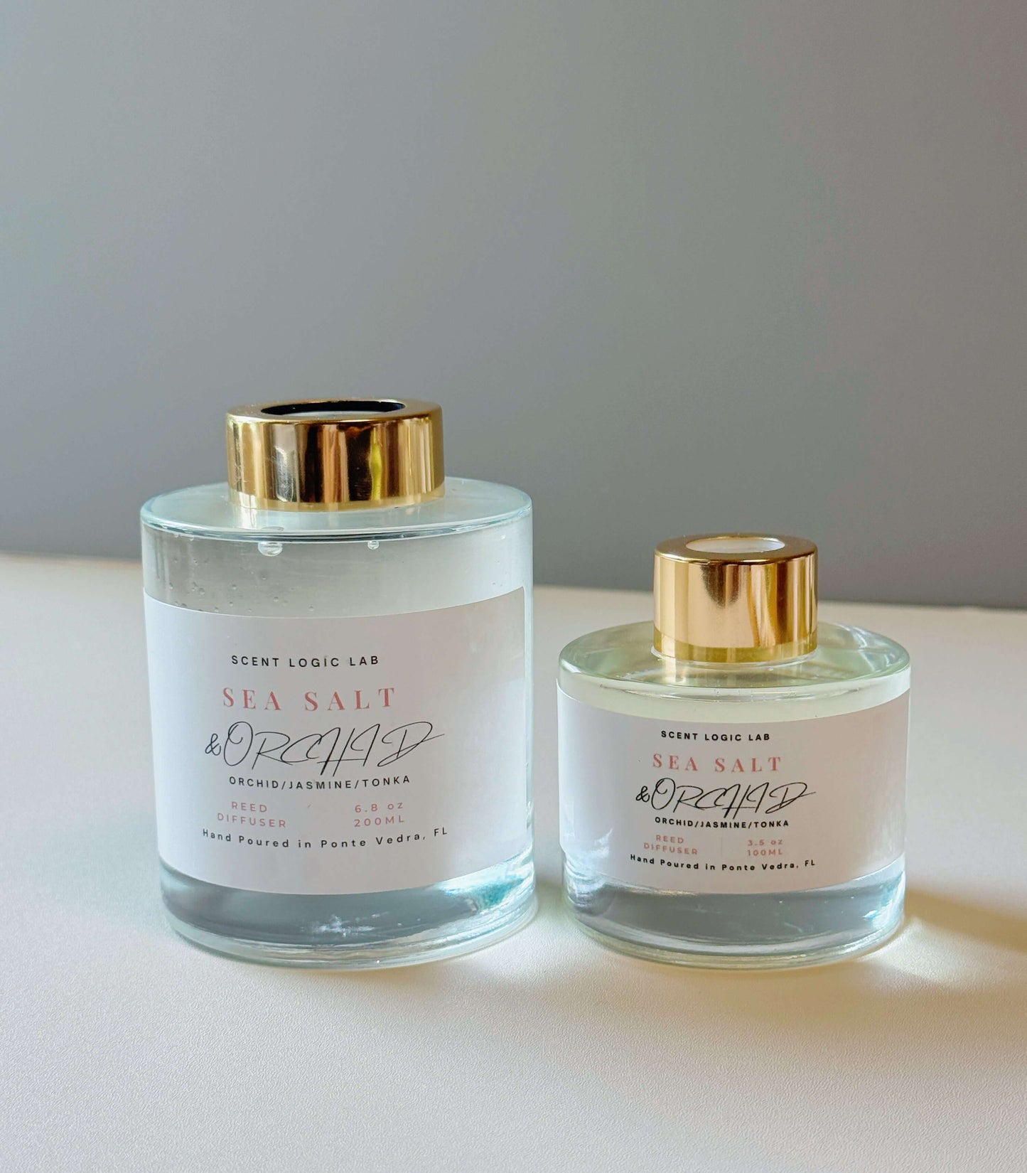 Sea Salt and Orchid Reed Diffuser – 100ml & 200ml | Hand-Poured Aroma