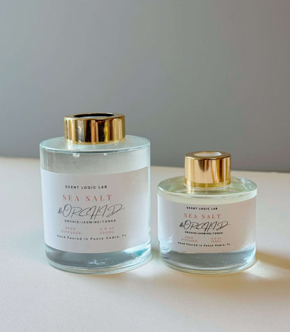 Sea Salt and Orchid Reed Diffuser – 100ml & 200ml | Hand-Poured Aroma