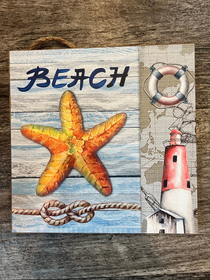 Small Beach Signs - 3 Styles