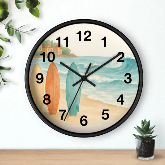 Vintage Surfboards – Wooden Wall Clock