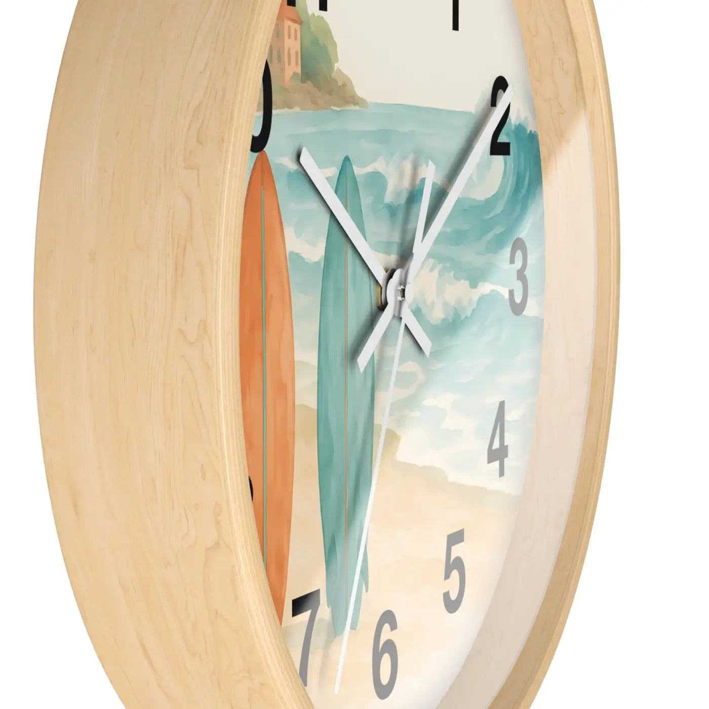 Vintage Surfboards – Wooden Wall Clock