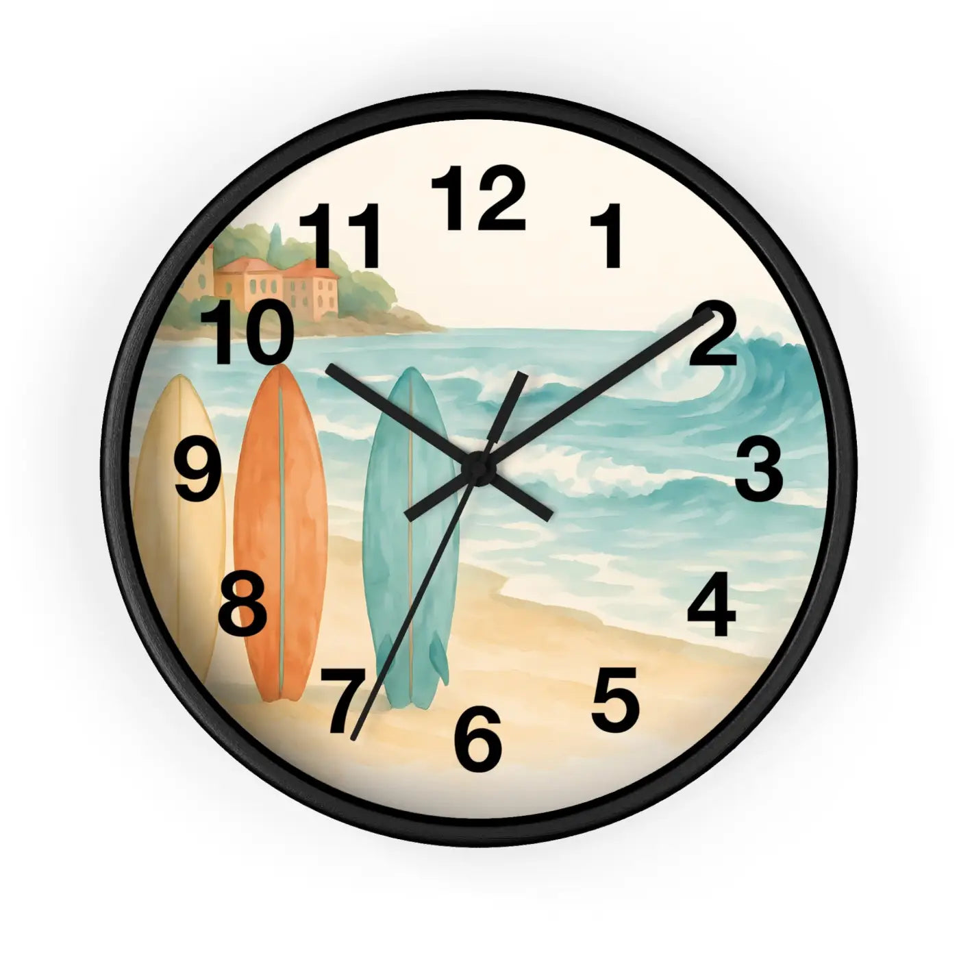 Vintage Surfboards – Wooden Wall Clock