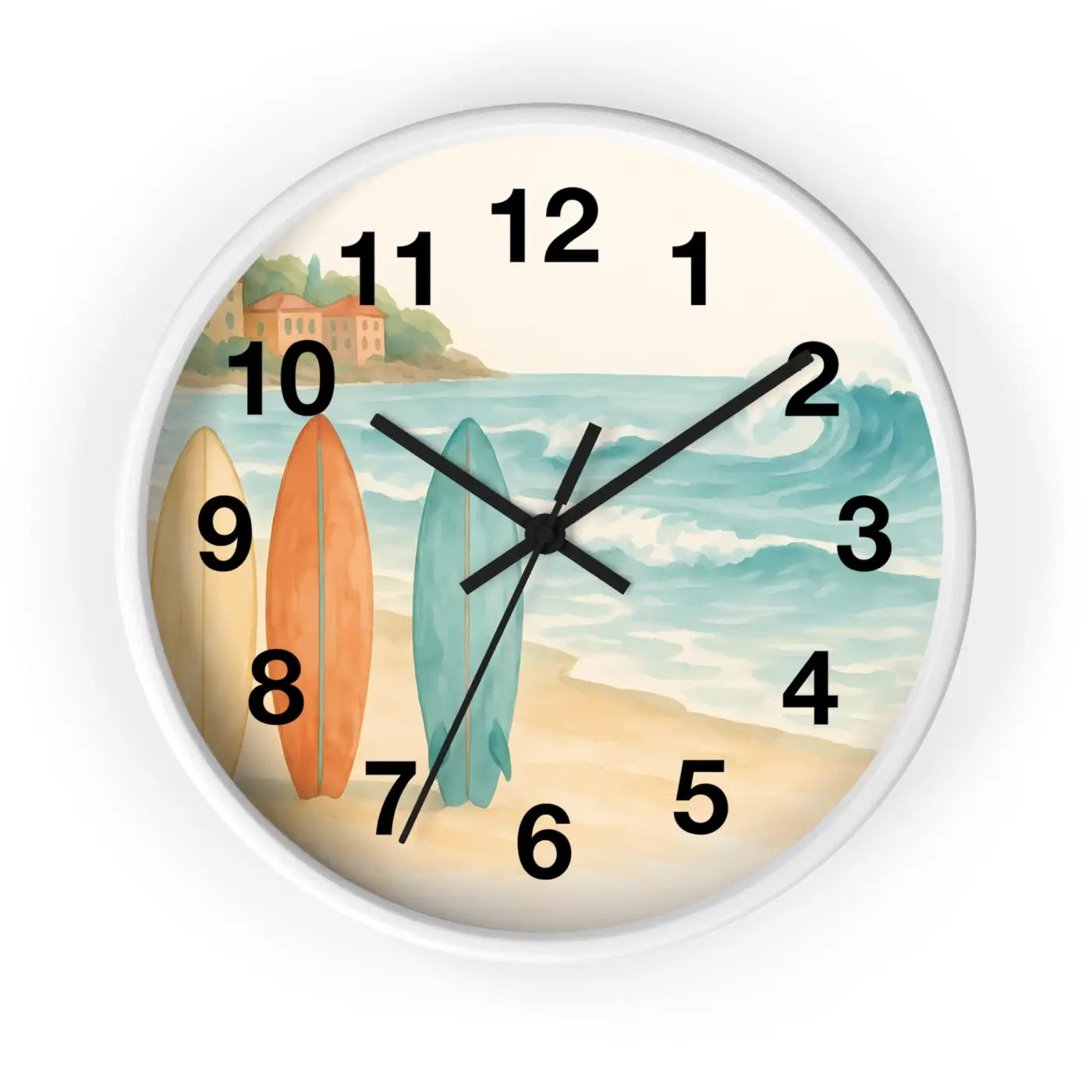 Vintage Surfboards – Wooden Wall Clock