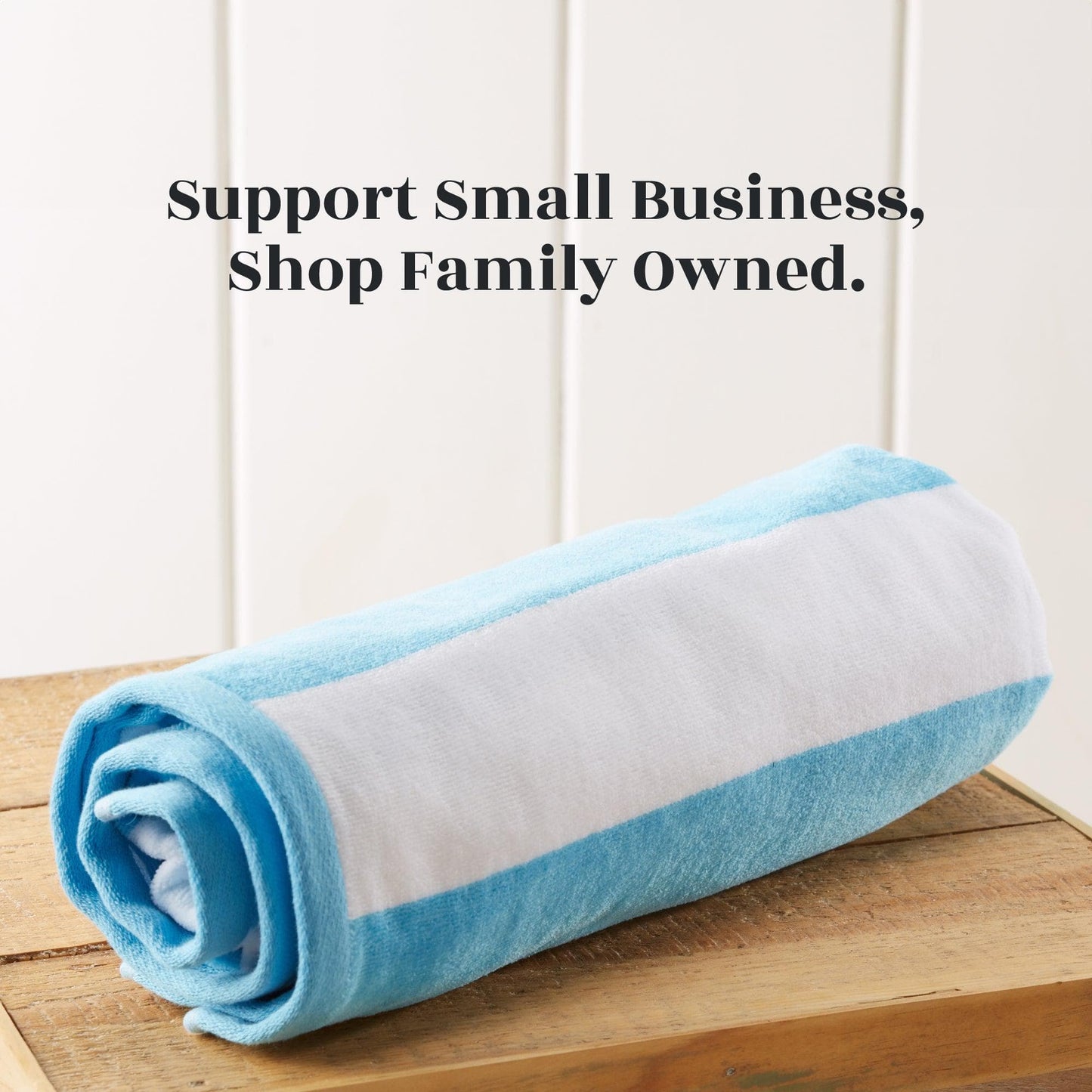 Cotton Velour Cabana Stripe Beach Towel