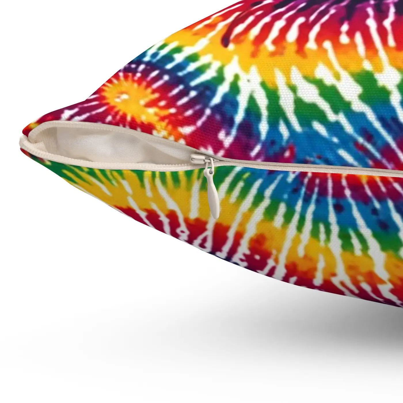 Vibrant Tie Die Spiral Polyester Square